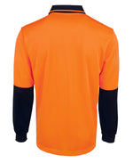 JC6HJNL HI VIS L/S JACQUARD POLO