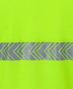 JC6HMSS HI VIS (D+N) COTTON BACK S/S SEGMENTED TAPE POLO