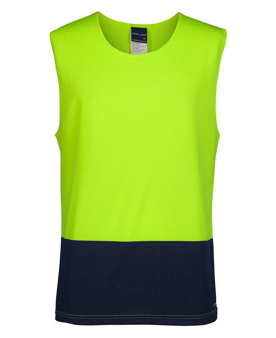 JC6HMT HI VIS MUSCLE TOP SINGLET