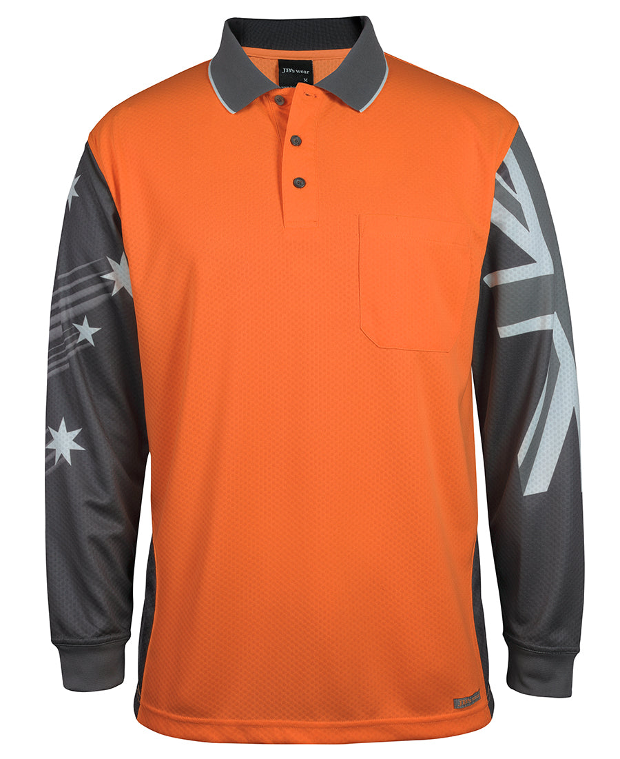 JC6HSCL L/S SOUTHERN CROSS POLO