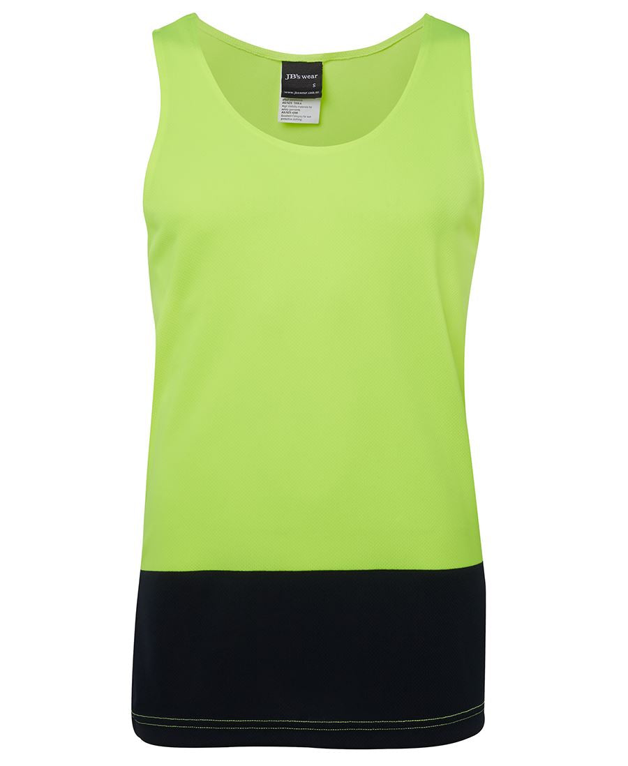 JC6HTS HI VIS TRADITIONAL SINGLET