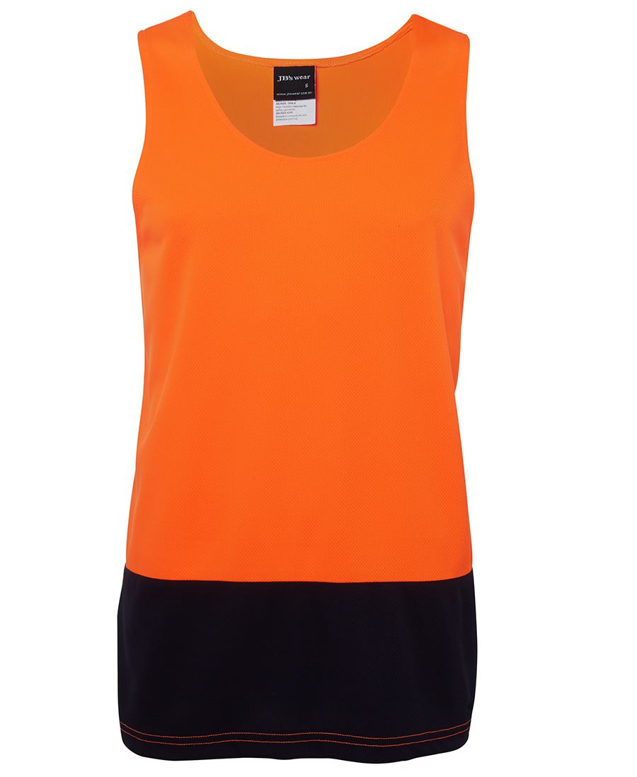 JC6HTS HI VIS TRADITIONAL SINGLET