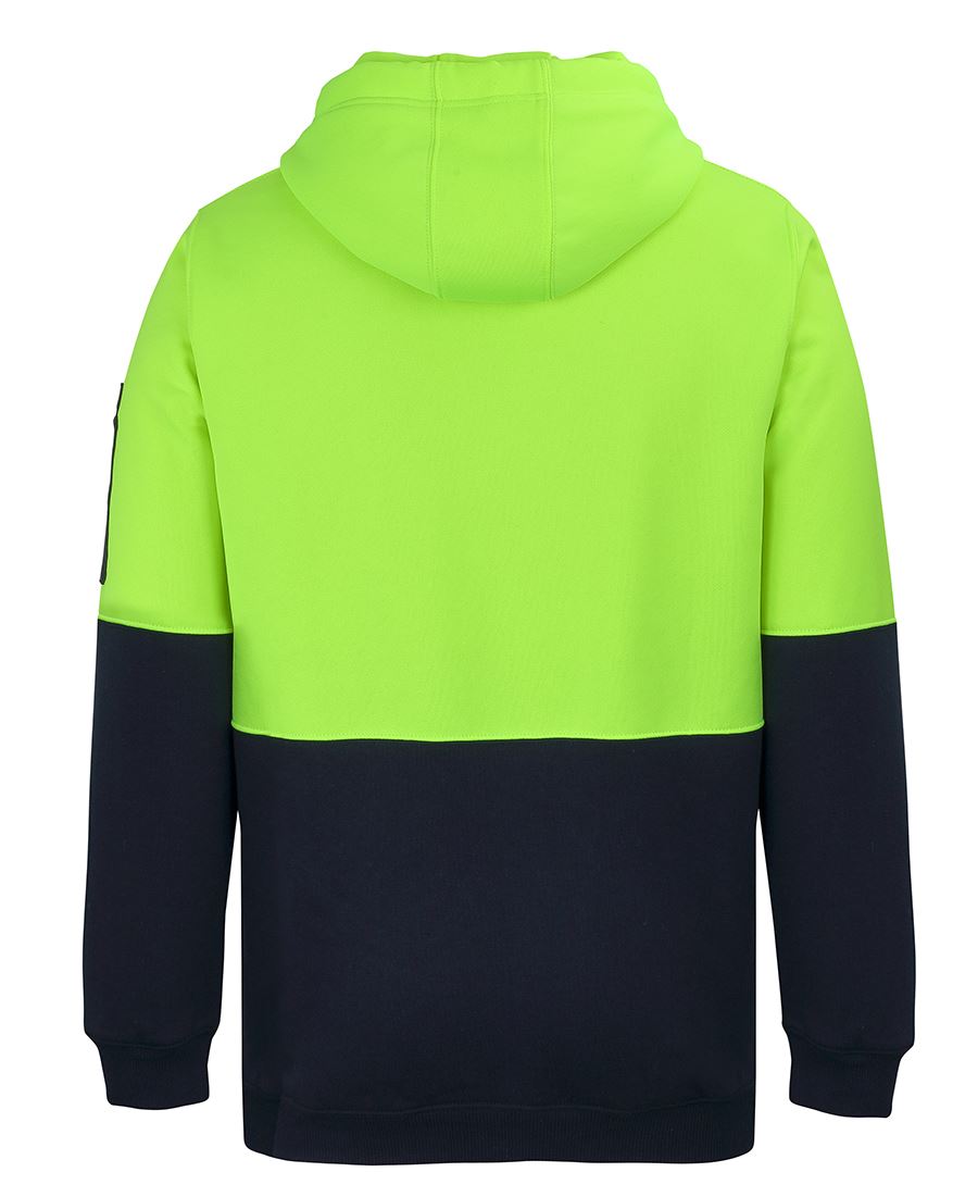 JC6HVHZ HI VIS 1/2 ZIP HOODIE