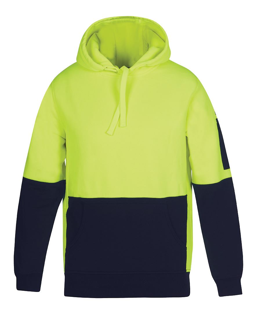 JC6HVPJ HI VIS 330G PULL OVER HOODIE