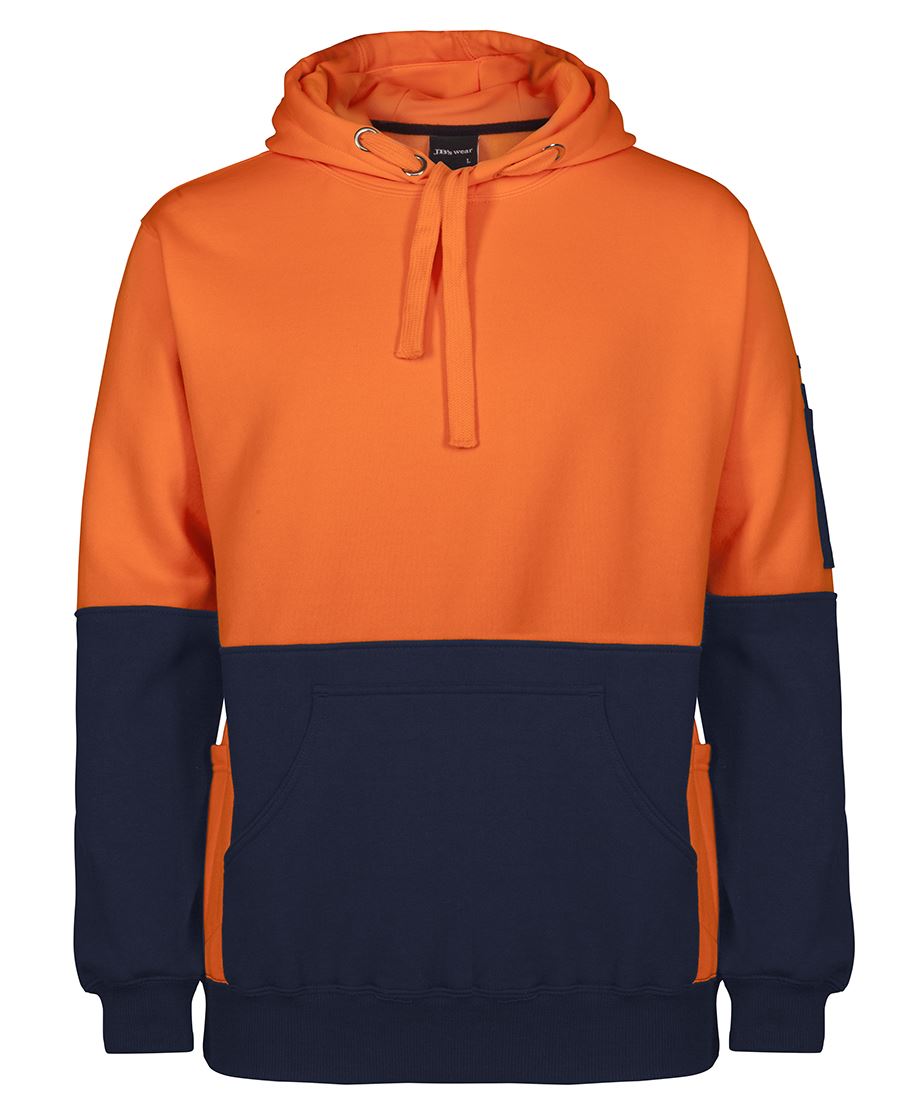 JC6HVPJ HI VIS 330G PULL OVER HOODIE