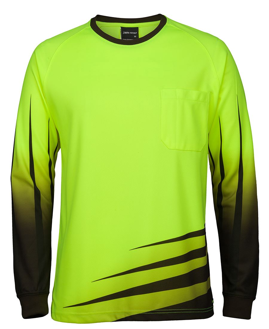 JC6HVRX HI VIS L/S RIPPA SUB TEE