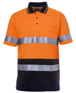 JC6HVST HI VIS S/S (D+N) TRADITIONAL POLO