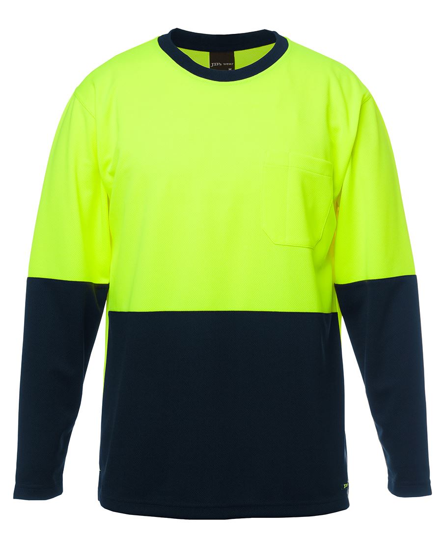 JC6HVTL JB'S HI VIS LONG SLEEVE TRADITIONAL T-SHIRT