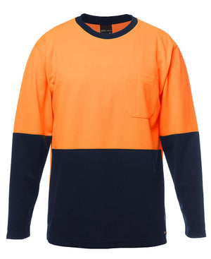 JC6HVTL JB'S HI VIS LONG SLEEVE TRADITIONAL T-SHIRT