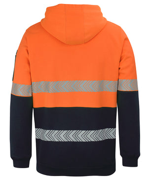 JC6HZSH HI VIS 1/2 ZIP SEGMENTED TAPE HOODIE