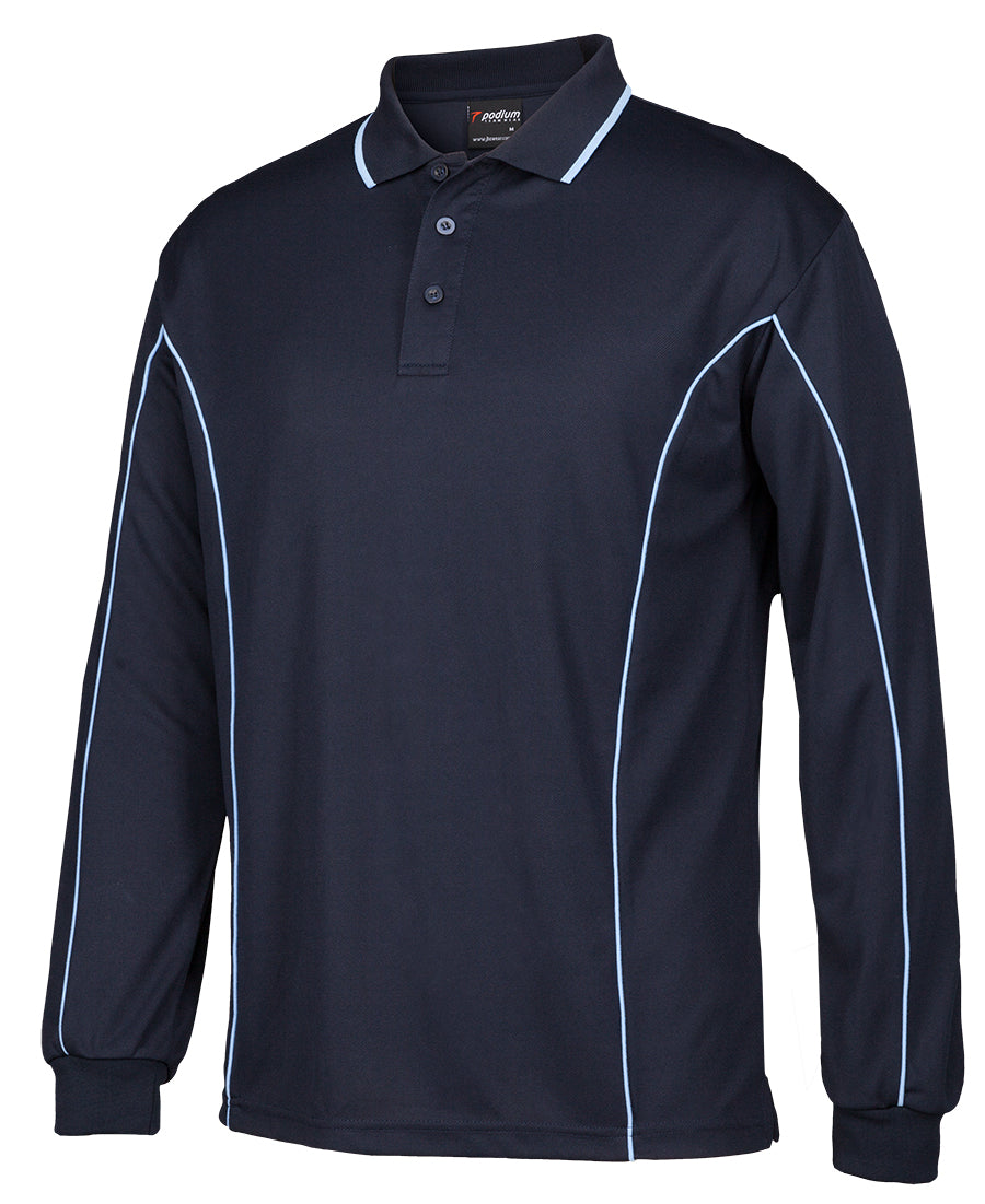 JC7PIPL L/S PIPING POLO