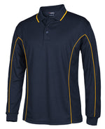 JC7PIPL L/S PIPING POLO