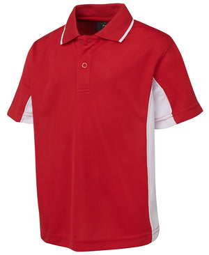 JC7PP3 KIDS CONTRAST POLO