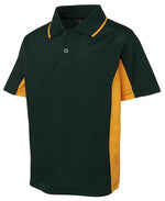 JC7PP3 KIDS CONTRAST POLO