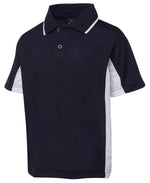 JC7PP3 KIDS CONTRAST POLO