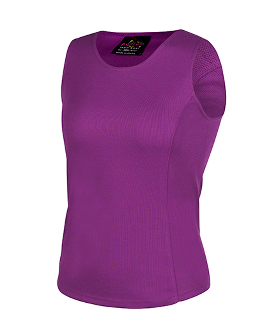 JC7PS1 LADIES POLY SINGLET