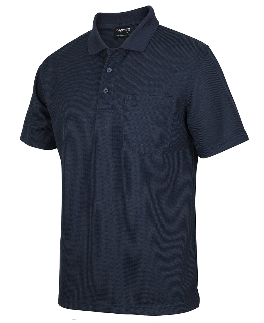 JC7WPP PODIUM WAFFLE POCKET POLO