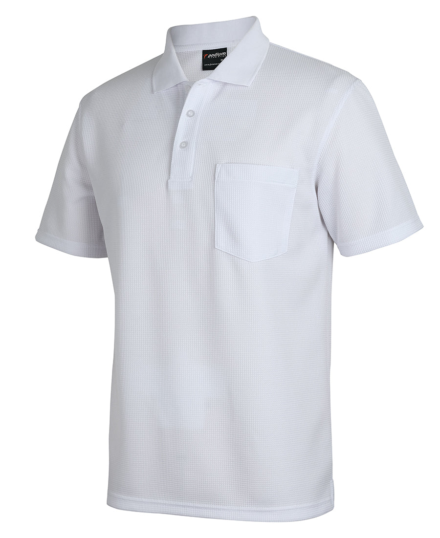 JC7WPP PODIUM WAFFLE POCKET POLO