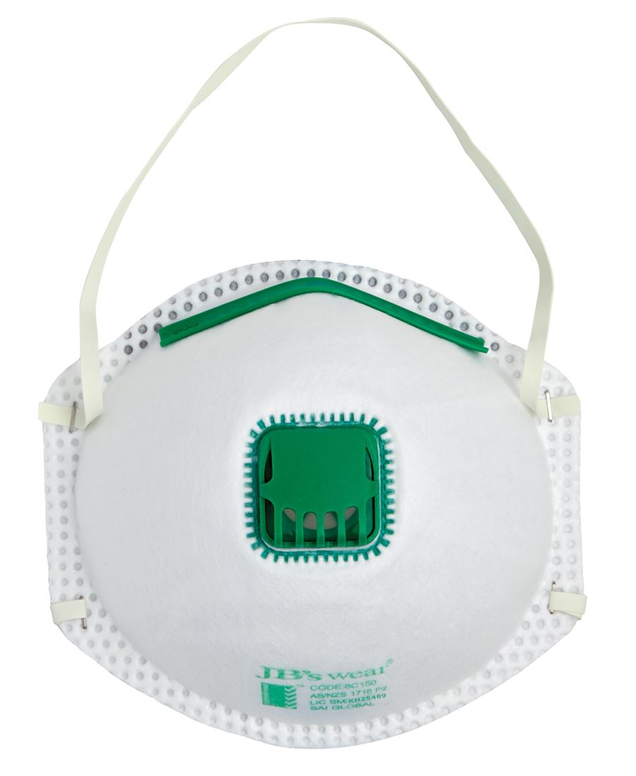 JC8C150 P2 RESPIRATOR WITH VALVE (12PACK)