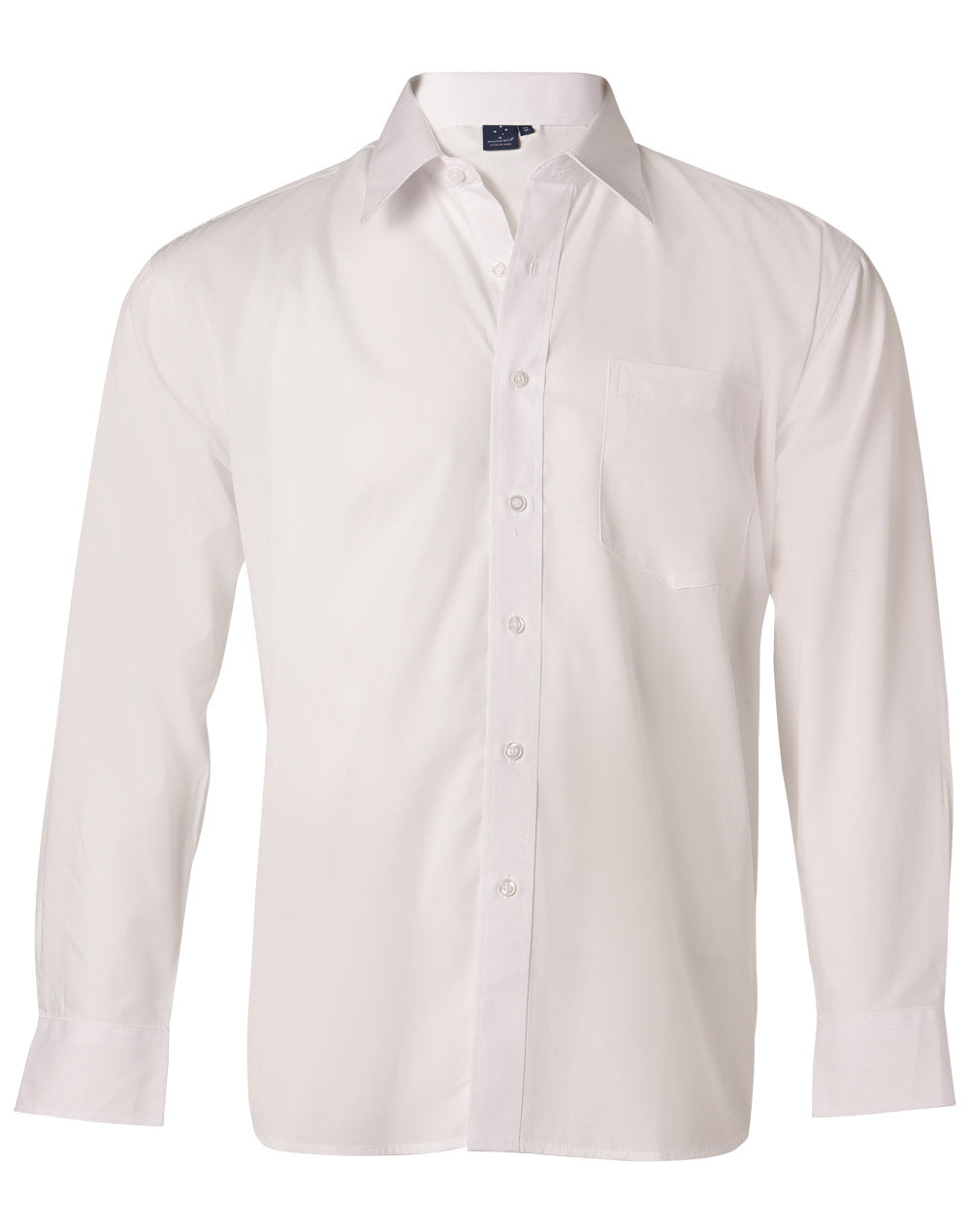 JCBS01L Men's Poplin Long Sleeve Business Shirt