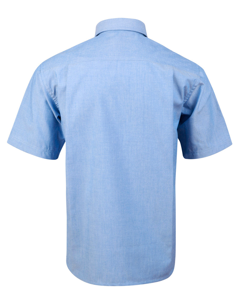 JCBS03S Men's Chambray Short Sleeve