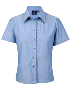 JCBS05 Ladies Chambray Short Sleeve