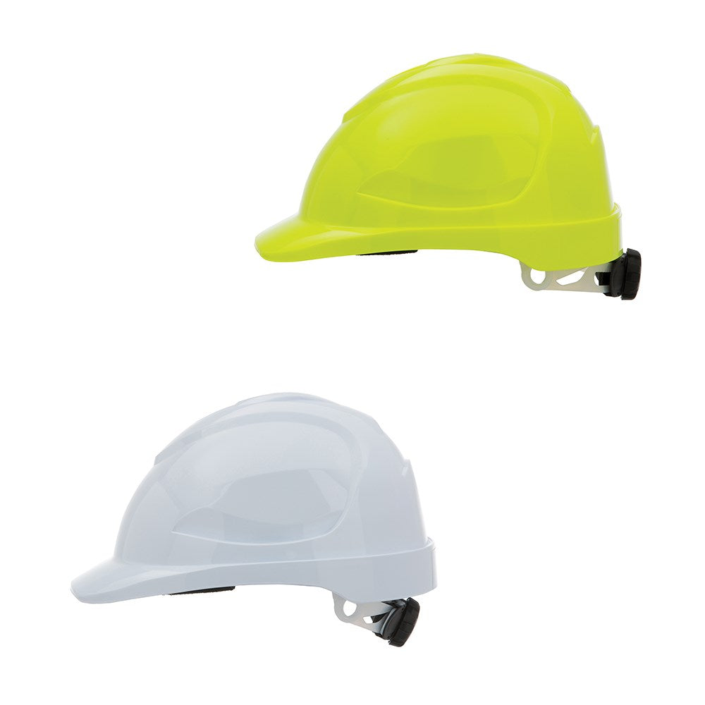 JCHH92R V9 Unvented Polycarbonate Type 2 Hard Hat With Ratchet Harness