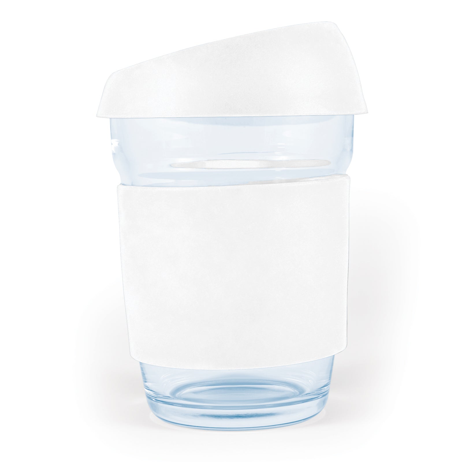 JCLL0427 Vienna Glass Coffee Cup / Silicone Lid