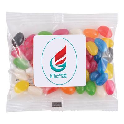 Assorted Colour Mini Jelly Beans in 50 Gram Cello Bag  #RP31470