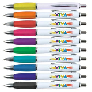 JC434 Viva Pen - White Barrel