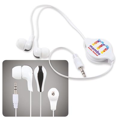 Zen Retractable Earbuds / Headphones  #JC6151