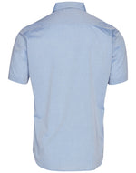 JCM7011 Men's Fine Chambray Short Sleeve Shirt