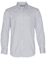 JCM7310L Men's Executive Sateen Stripe Long Sleeve Shirt