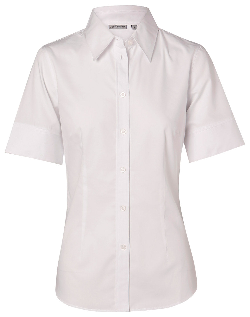 JCM8030S Women's Fine Twill Short Sleeve Shirt