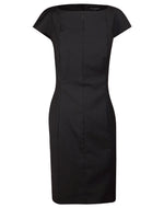 JCM9281 Ladies’ Wool Blend Stretch Cap Sleeve Dress