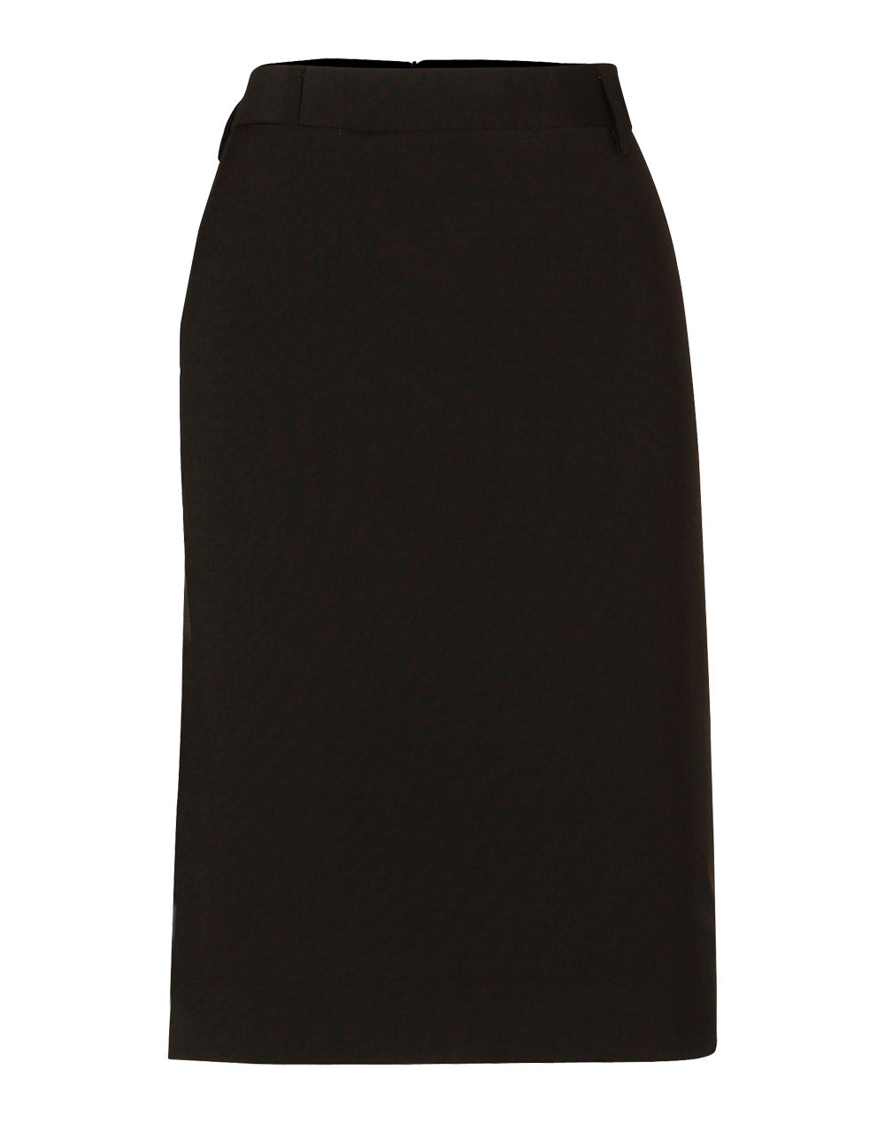 JCM9470 Women's Wool Blend Stretch Mid Length Lined Pencil Skirt
