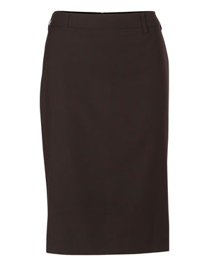 JCM9471 Women's Poly/Viscose Stretch Mid Length Lined Pencil Skirt