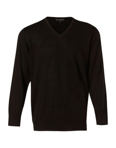 JCM9502 Men's V-Neck Long Sleeves Jumper