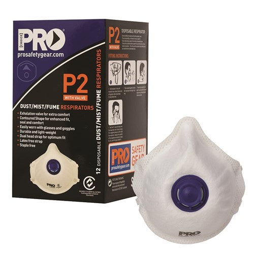 JCPC321 Dust Masks P2+Valve