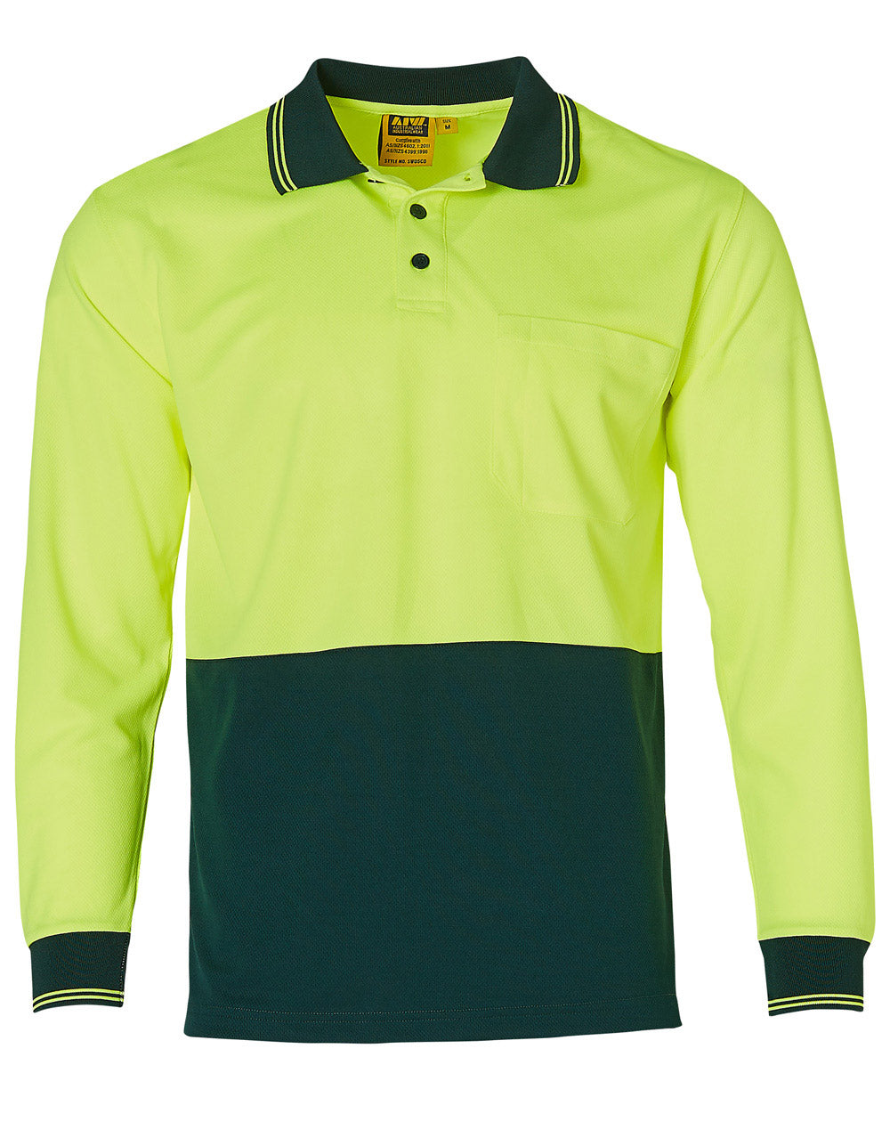 JCSW05CD High Visibility Long Sleeve Polo