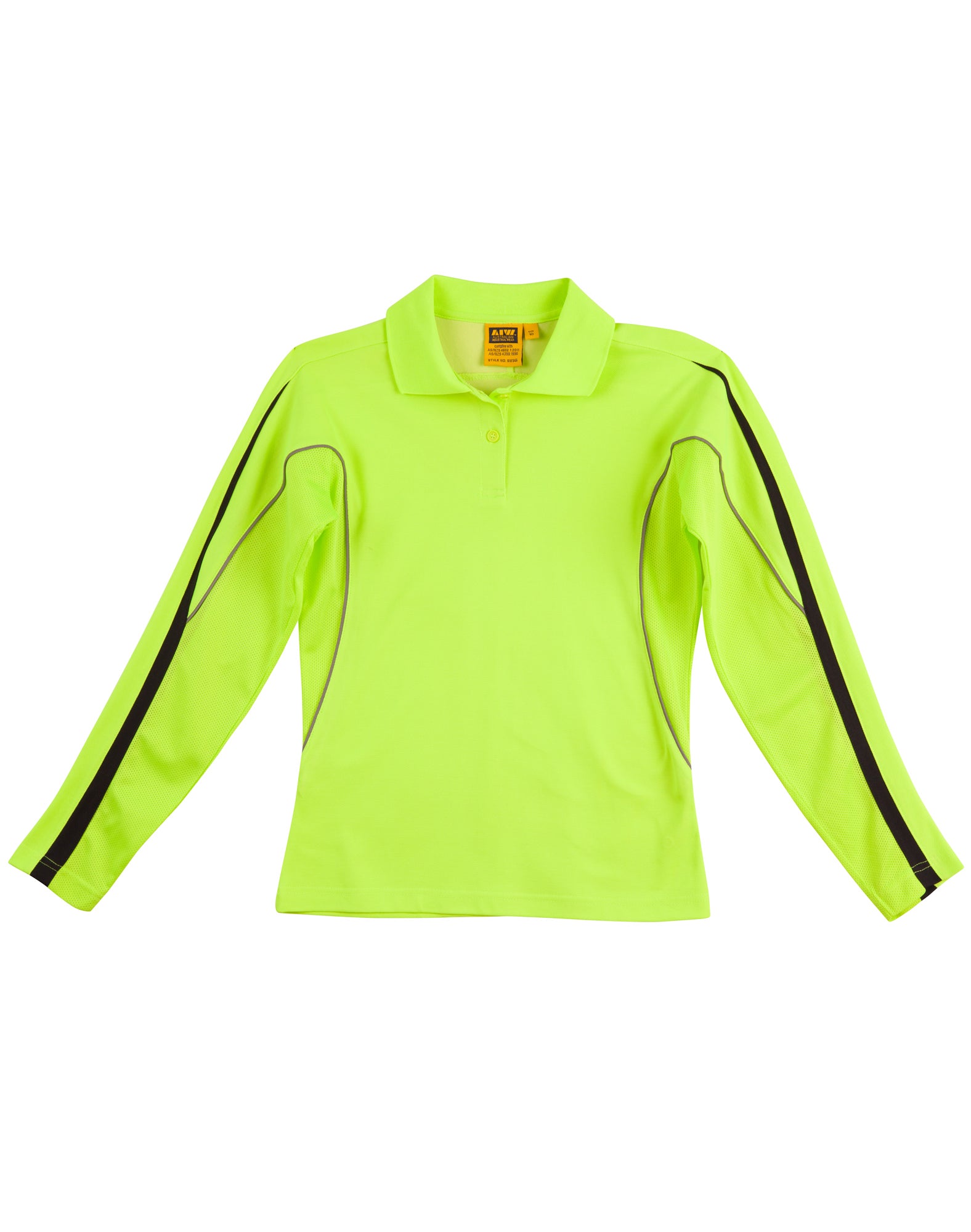 JCSW34A HI-VIS LEGEND LONG SLEEVE POLO LADIES