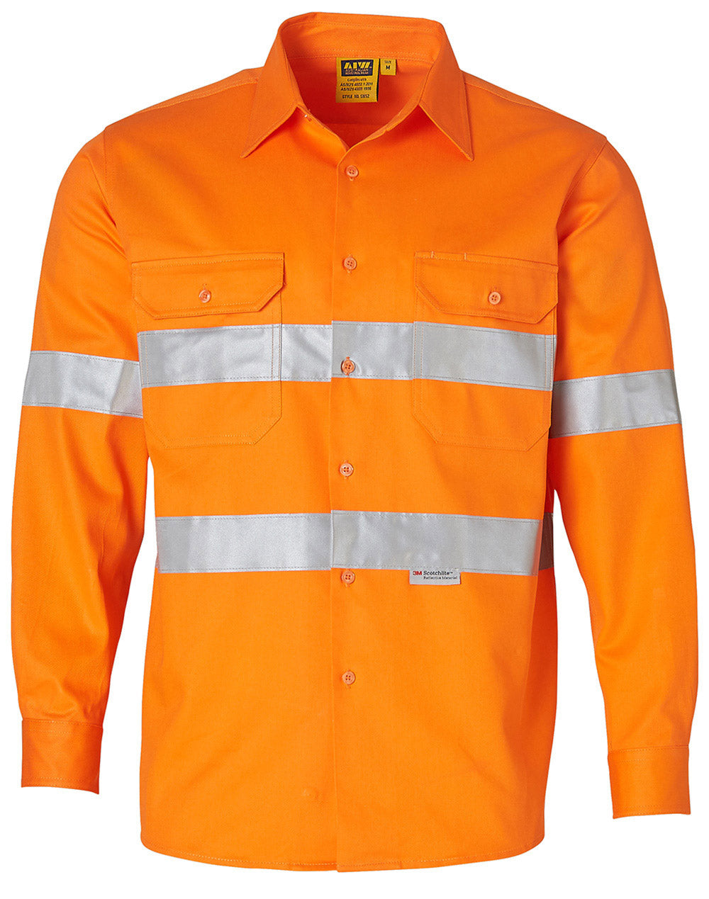 JCSW52 COTTON DRILL SAFETY SHIRT - UNISEX