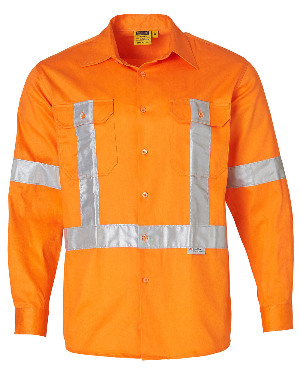 JCSW56 COTTON DRILL SAFETY SHIRT