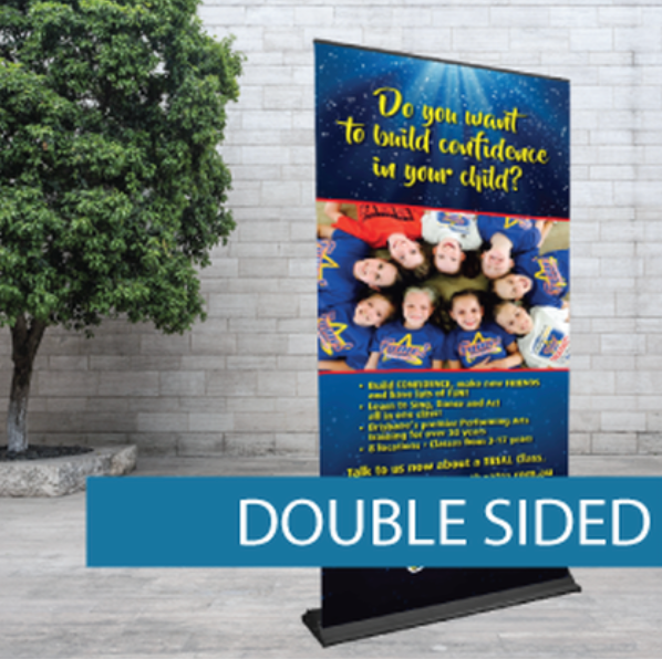 JCPUB06 OUTDOOR DOUBLE SIDED PULL-UP BANNERS