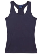 JCTS21A STRETCH RACEBACK SINGLET Ladies