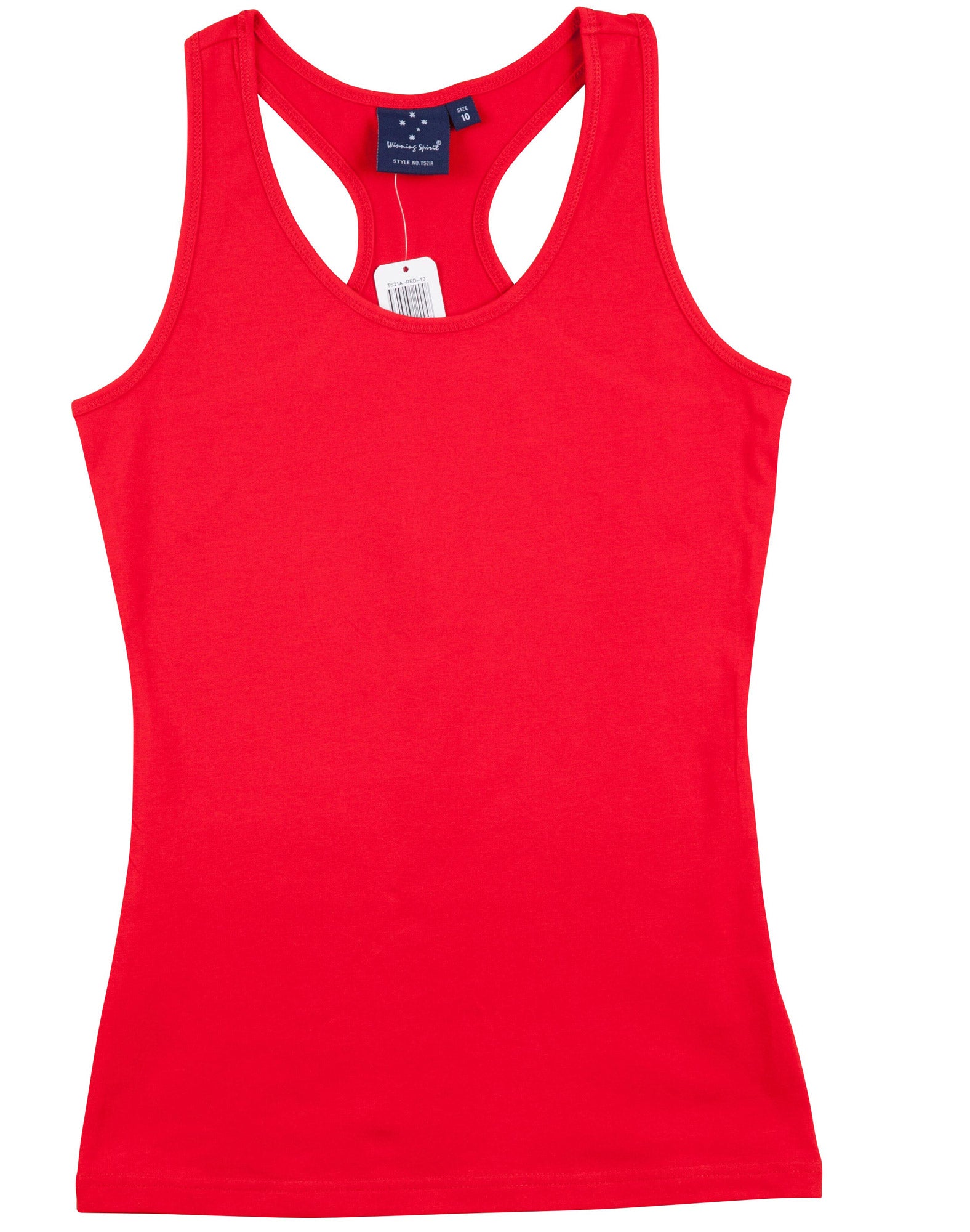 JCTS21A STRETCH RACEBACK SINGLET Ladies