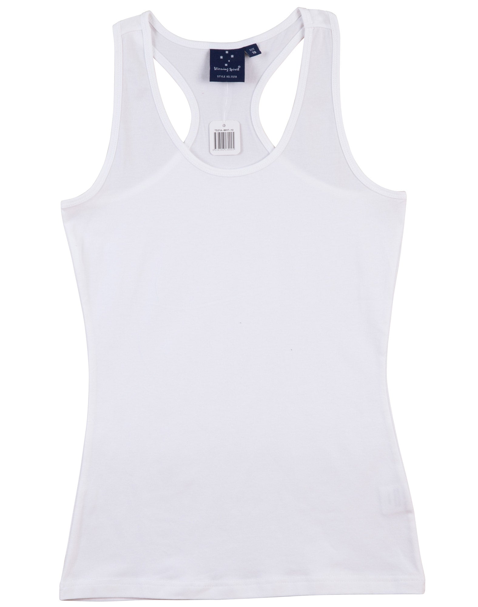 JCTS21A STRETCH RACEBACK SINGLET Ladies