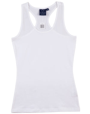 JCTS21A STRETCH RACEBACK SINGLET Ladies