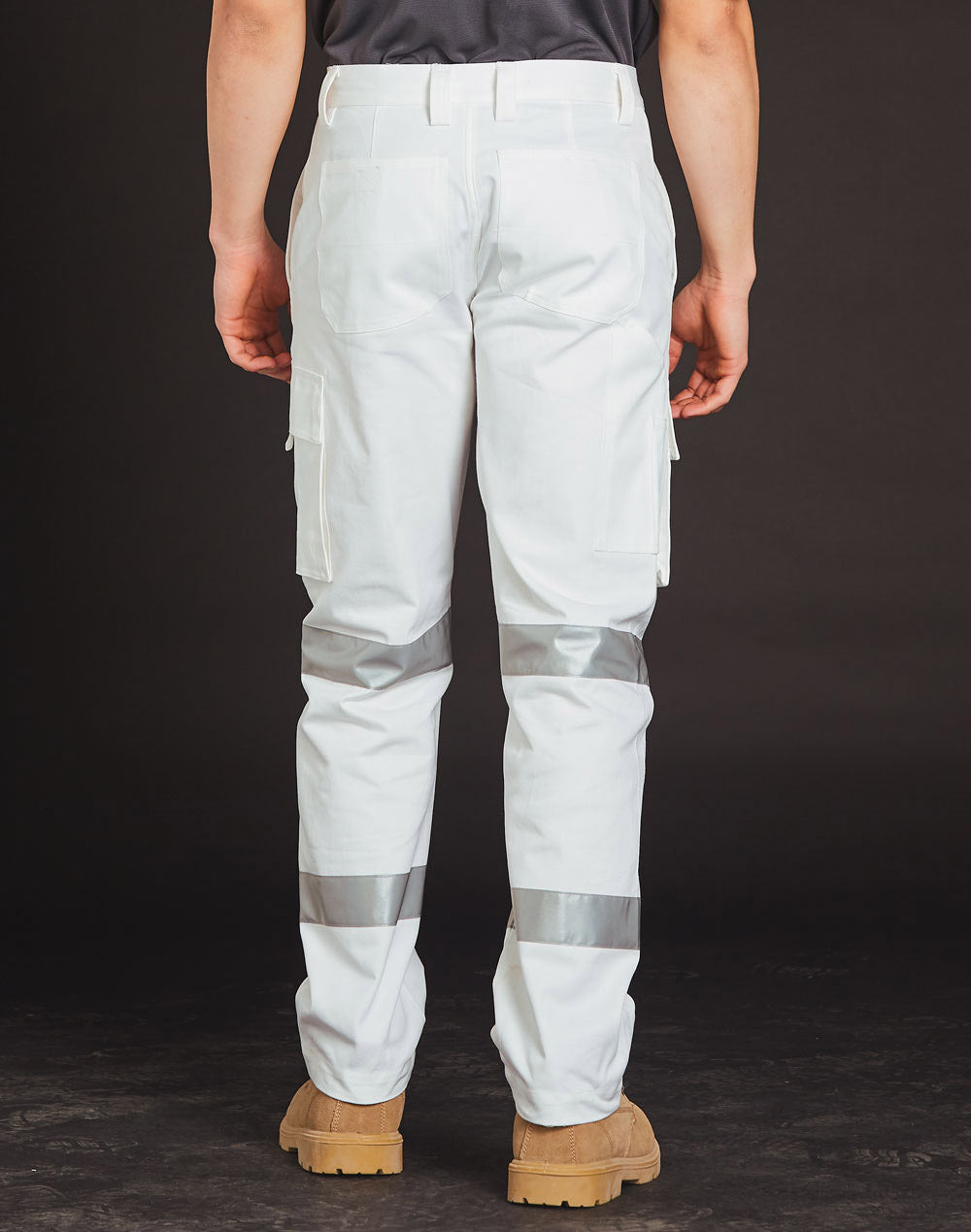 JCWP18HV Mens White Safety pants