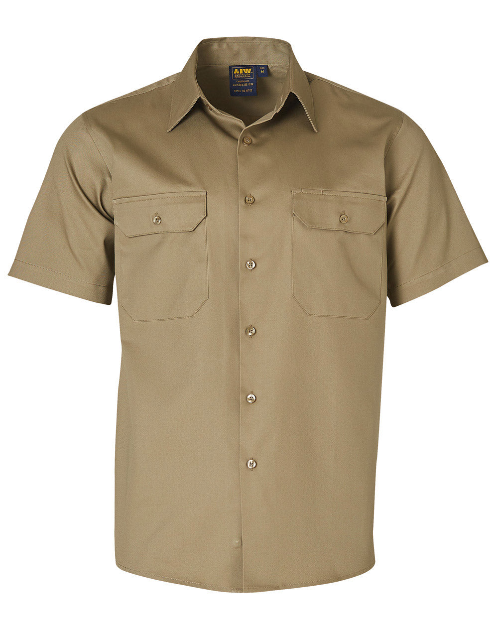 JCWT03 Cotton Drill Short Sleeve Work Shirt